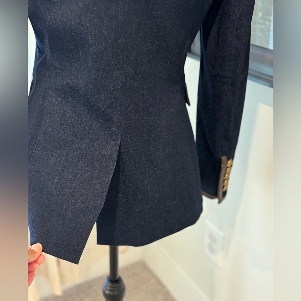 Veronica Beard Navy and Brown Blazer - Picture 14 of 16
